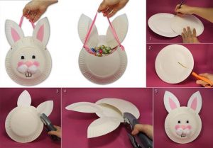 Kağıt Tabaktan Tavşan Yapımı Resimli Anlatım