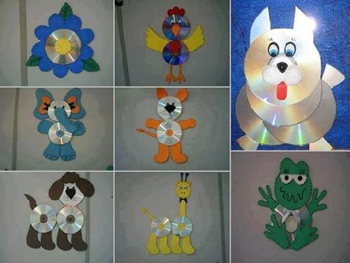 Cd'den Çocuk Odasına Dekoratif Süs Yapımı