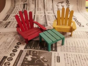 Dondurma Çubuklarından Minyatür Masa Sandalye Yapımı