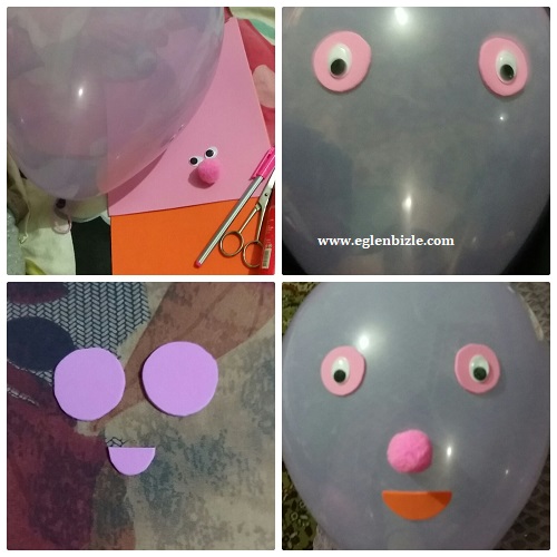 Eva ile Balon Süslemesi Resimli Anlatım