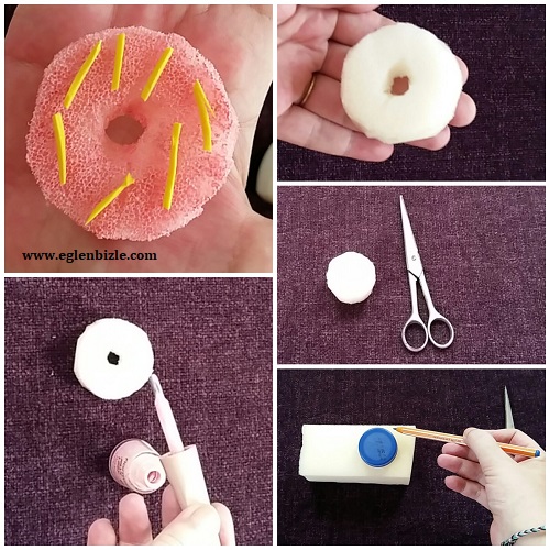 Sünger Donut Yapımı Resimli Anlatım