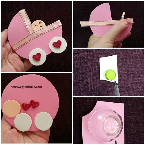 Bebek Arabası Magnet Yapımı Resimli Anlatım