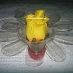 Pet Şişe ile Çiçekli Dekoratif Süs Yapımı