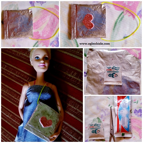 Barbie Bebek için Çanta Yapımı Resimli Anlatım