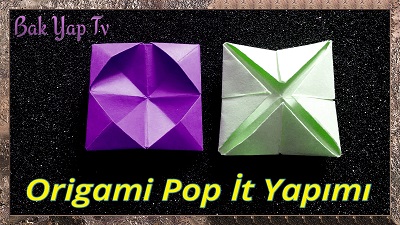 Origami Pop İt