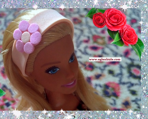 Barbie için Kolay Saç Bandı Yapımı