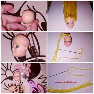 Barbie Saç Yapımı Resimli Anlatım