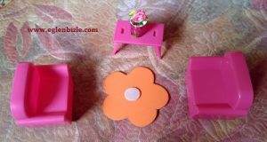 Minyatür Çiçek Paspas