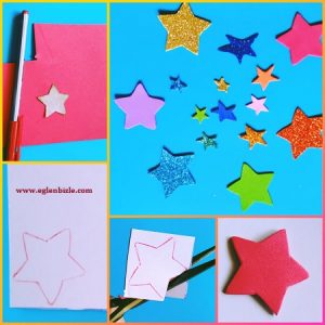 Yıldız Sticker Yapımı Resimli Anlatım