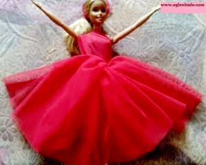 Barbie Abiye Elbise Yapımı