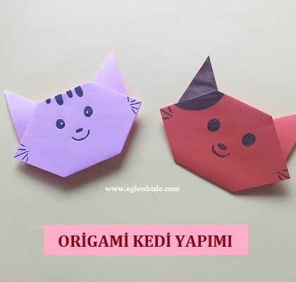Origami Kedi Yapımı