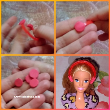 Eva ile Barbie Kulaklık Yapımı Resimli Anlatım