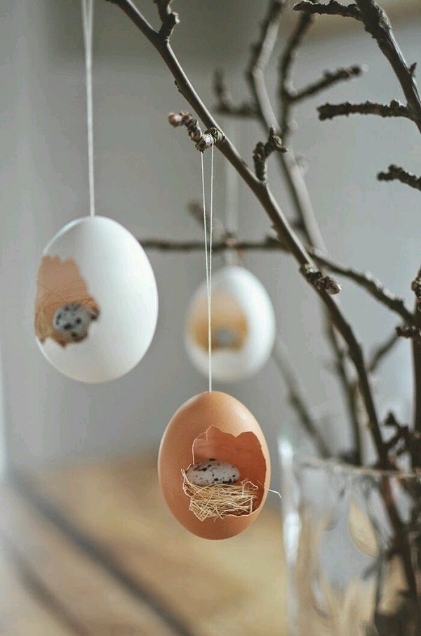 Yumurta Kabuğundan Dekoratif Süs Yapımı