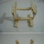 Mandaldan Minyatür Sandalye Yapımı