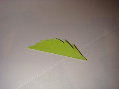 Kağıttan Yaprak Yapımı Resimli Anlatım-2