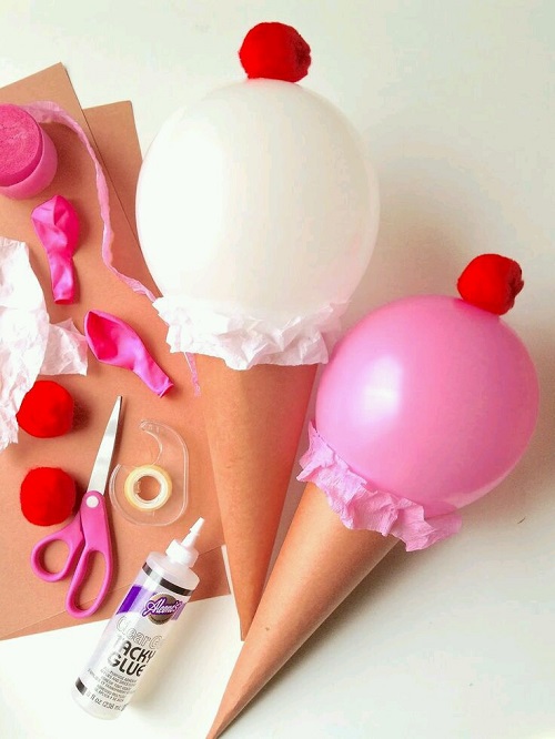 Balondan Dondurma Yapımı