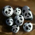 Taş Boyama ile Panda Yapımı