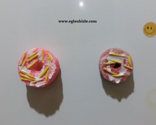 Süngerden Donut Magnet Yapımı