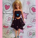 Barbie için Dikişsiz Elbise Yapımı