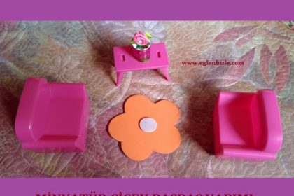Minyatür Çiçek Paspas Yapımı