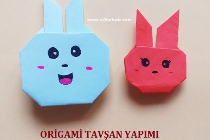 Origami Tavşan Yapımı