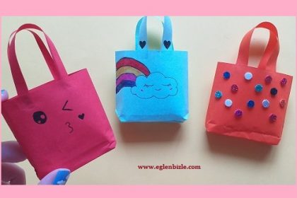Kağıttan Mini Çanta Yapımı